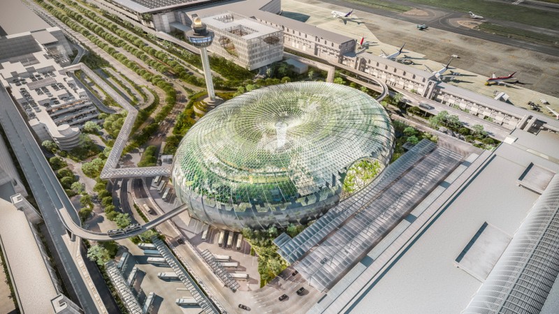 Jewel Changi Airport - потрясающий новый комплекс аэропорта в Сингапуре