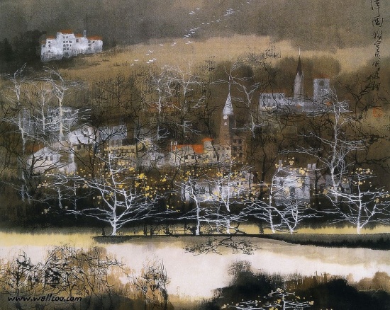Художник Liu Maoshan. Волшебный акварельный мир