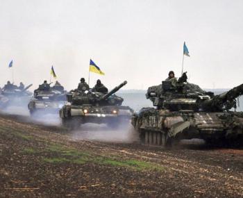 Танки ВСУ на Донбассе ВСУ приготовились к силовому захвату Донбасса