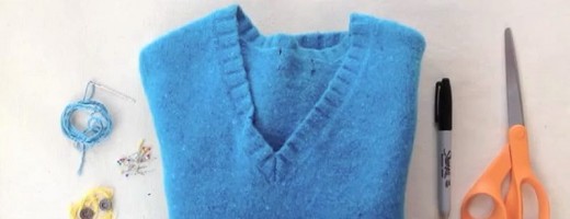 Восхитительная вещь из куска старого свитера. тепло и уют гарантированы!