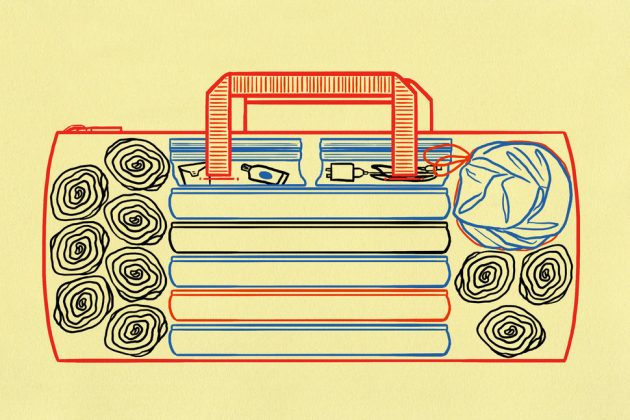 как упаковать чемодан: стена