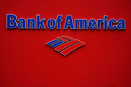 A Bank of America logo is pictured in the Manhattan borough of New York City, New York, U.S., January 30, 2019. REUTERS/Carlo Allegri A Bank of America logo is pictured in the Manhattan borough of New York City, New York, U.S., January 30, 2019. REUTERS/Carlo Allegri