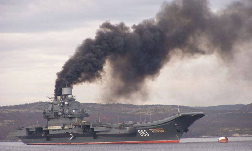 Дым котлов «Адмирала Кузнецова» затуманил британцам мозги Дым котлов «Адмирала Кузнецова» затуманил британцам мозги