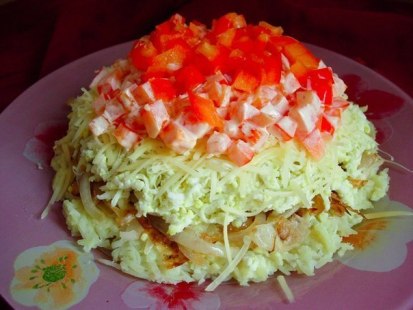Салат простой и вкусный! Салат простой и вкусный!