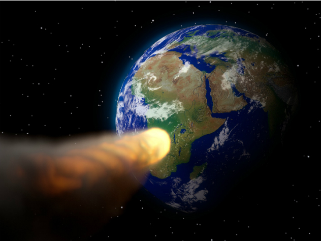 Появилось видео подлета к Земле крупнейшего в истории астероида