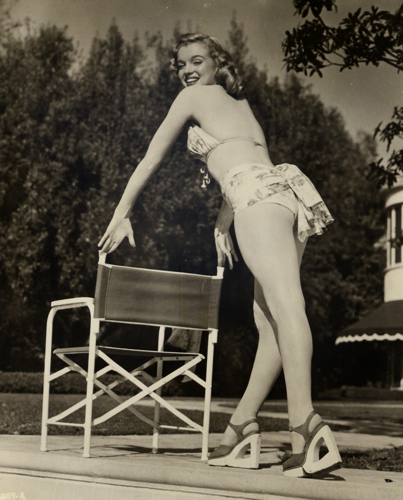 Портрет Фотография Мэрилин Монро с 1950-х годов
