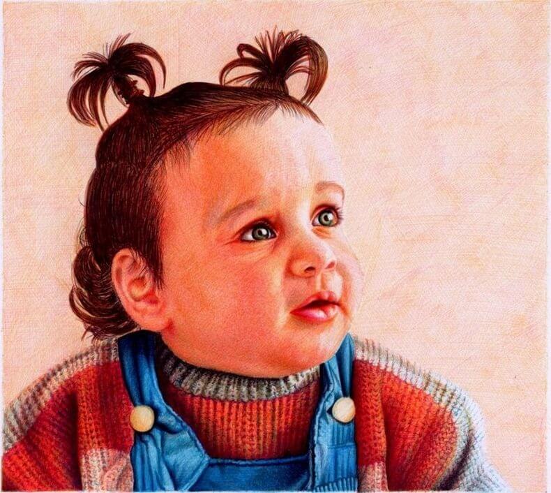 Рисунки шариковой ручкой