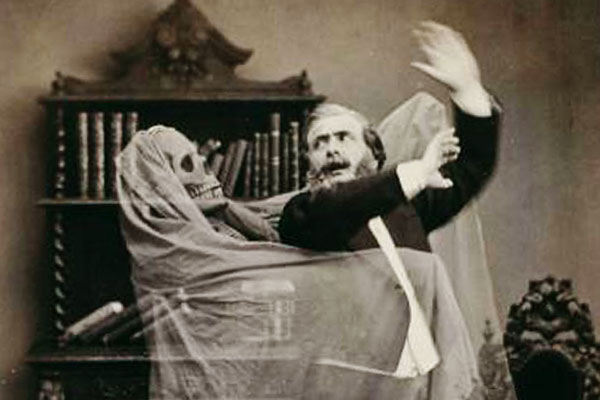 Реклама шоу французского иллюзиониста Анри Робена, 1863