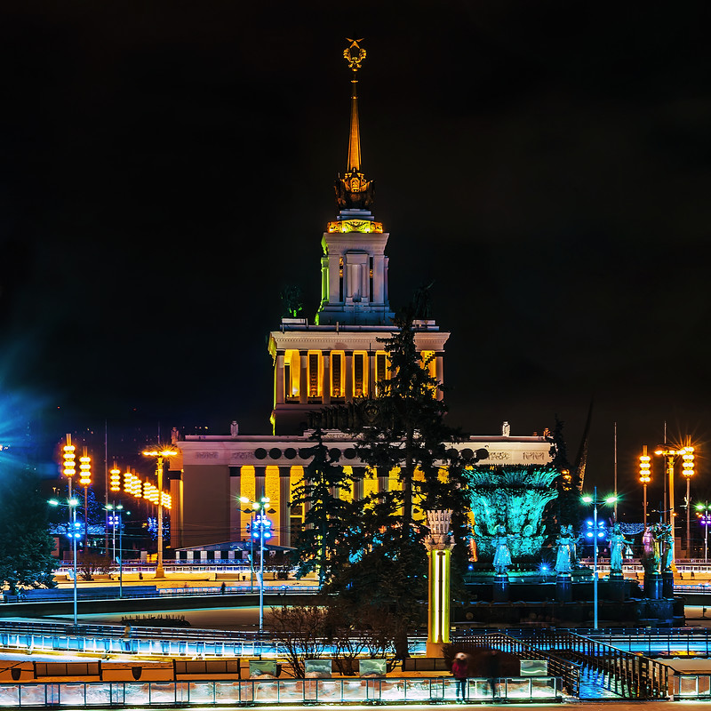 Огни ночной Москвы Огни ночной Москвы