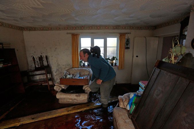 наводнение, люди, вещи