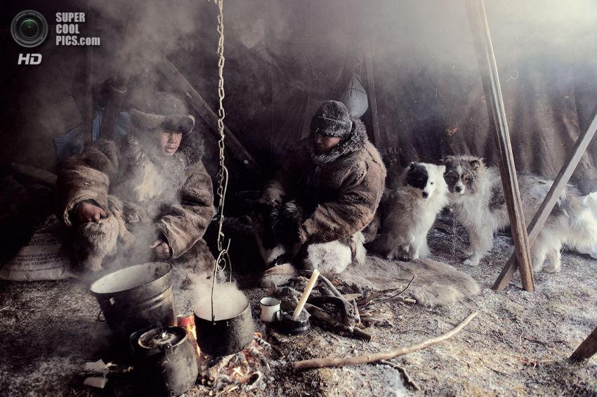 холод, племя, люди