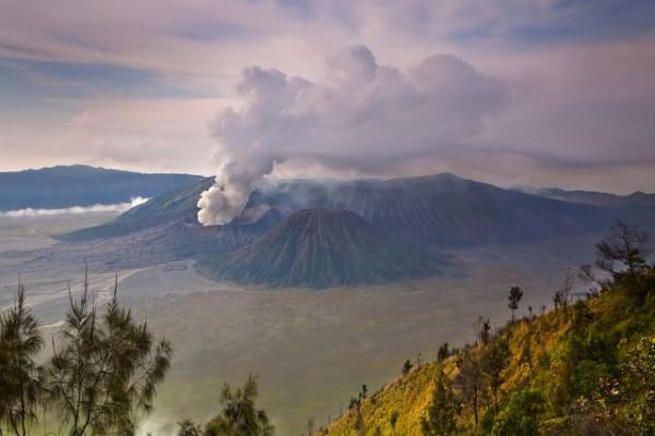 вулкан, природа, Индонезия