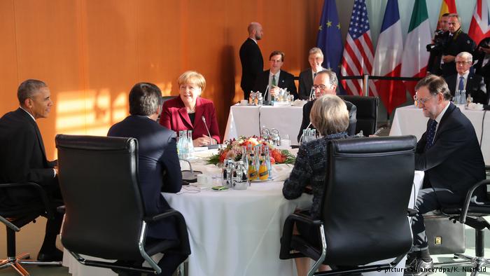 Новый выпад Меркель в адрес РФ: «Никаких G7 для Москвы!» Встреча в Берлине лидеров пяти стран ЕС и Барака Обамы