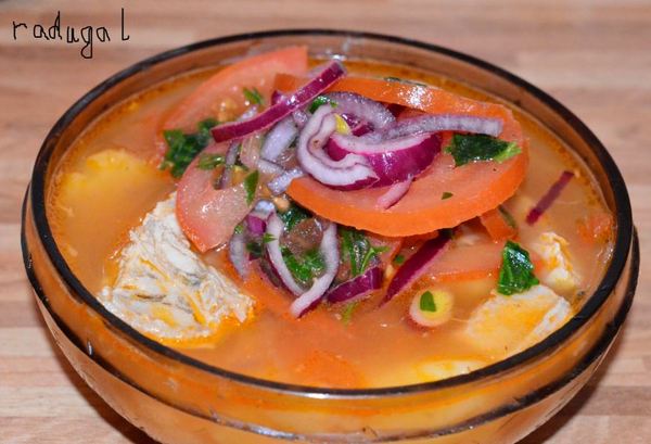 Блюда народов мира. Эквадорская кухня. Рыбный суп с луком "Энсебойядо". кухня, блюдо, эквадор, длиннопост, рецепт