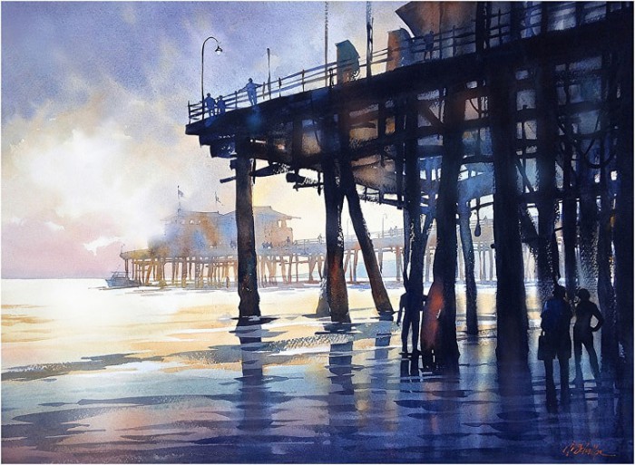 акварель пейÐажи Tom Schaller - 09