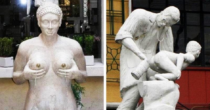 23 статуи, глядя на которые ты точно усомнишься в адекватности их творцов