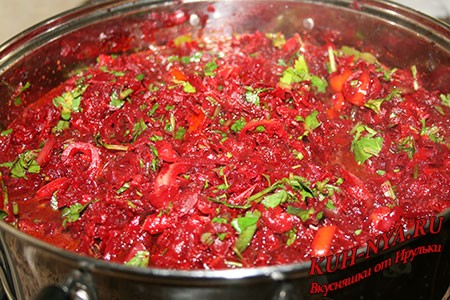 Заготовка для борща, на зиму (борщ в банке)