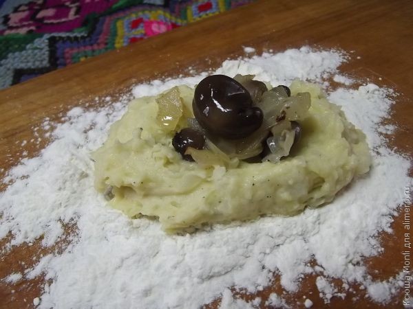 картофельные зразы с грибами Картофельные зразы с грибами