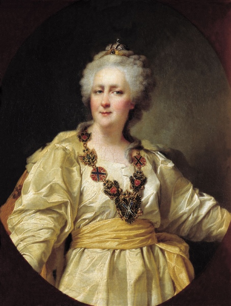 Императрица Екатерина Великая. Художник Дмитрий Левицкий