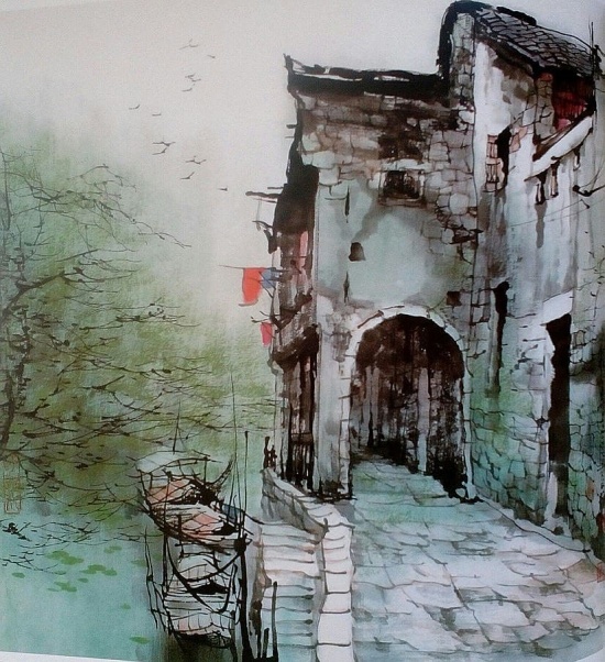 Художник Liu Maoshan. Волшебный акварельный мир