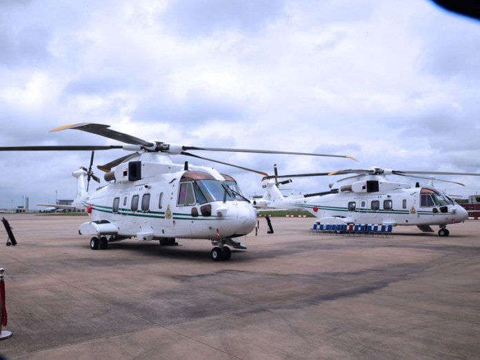 Two-Presidential-Helicopters Two-Presidential-Helicopters