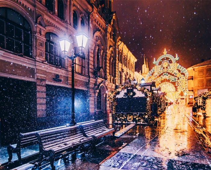 Новогодняя Москва на фотографиях Кристины Макеевой Новогодняя Москва на фотографиях Кристины Макеевой