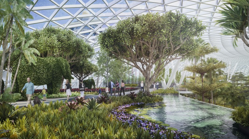 Jewel Changi Airport - потрясающий новый комплекс аэропорта в Сингапуре