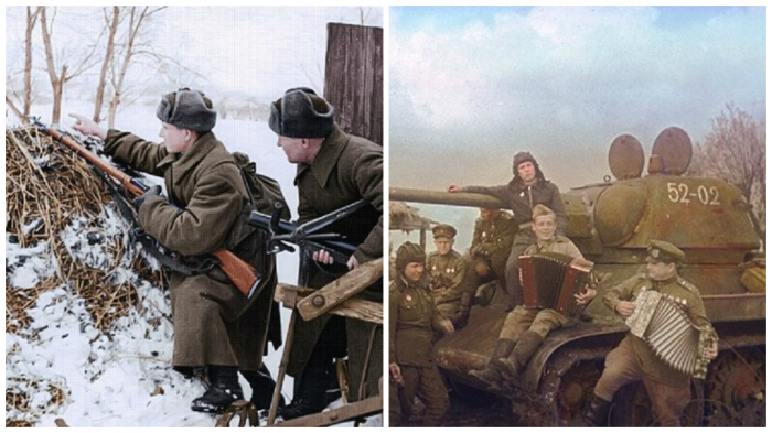Колоритные фотографии, сделанные военкорами в дни Великой Отечественной