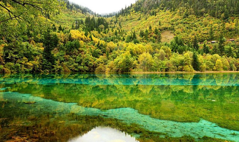 Природный заповедник Хуанлун (Huanglong), Китай