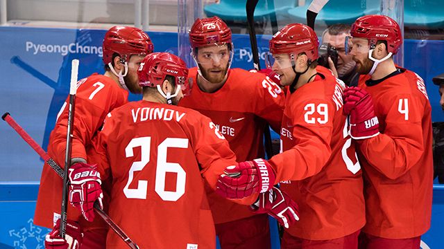 Мужская сборная России по хоккею победила Норвегию в четвертьфинале Олимпиады