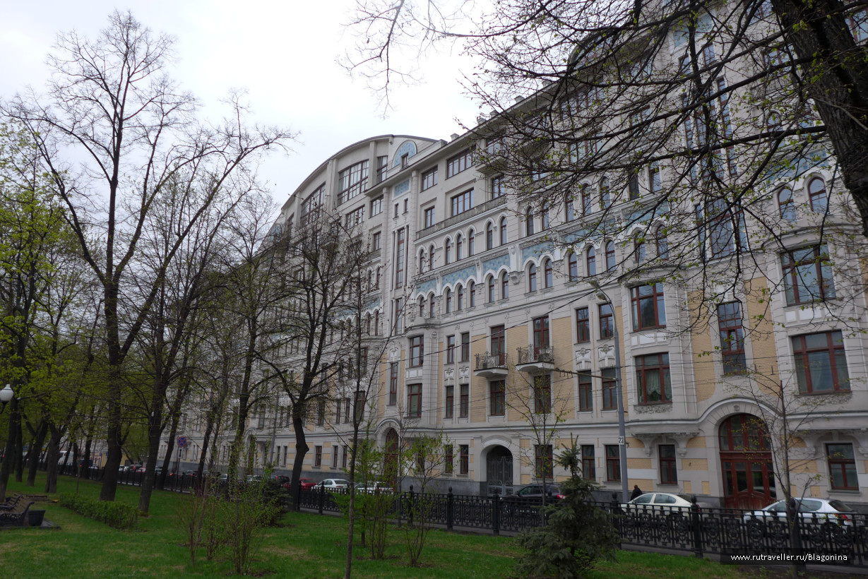 Причудливый декор московских домов в стиле модерн, ч.7