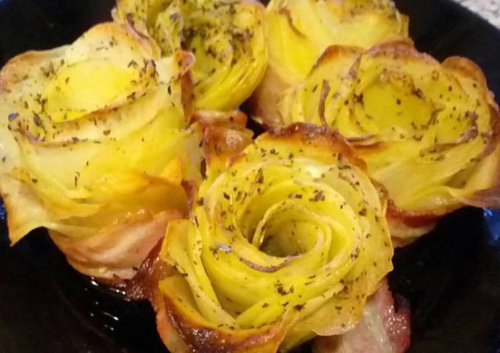 Картофельные розочки. \ Фото: cookpad.com. 5 прекрасных блюд из картофеля, перед которыми не устоят привередливые дети
