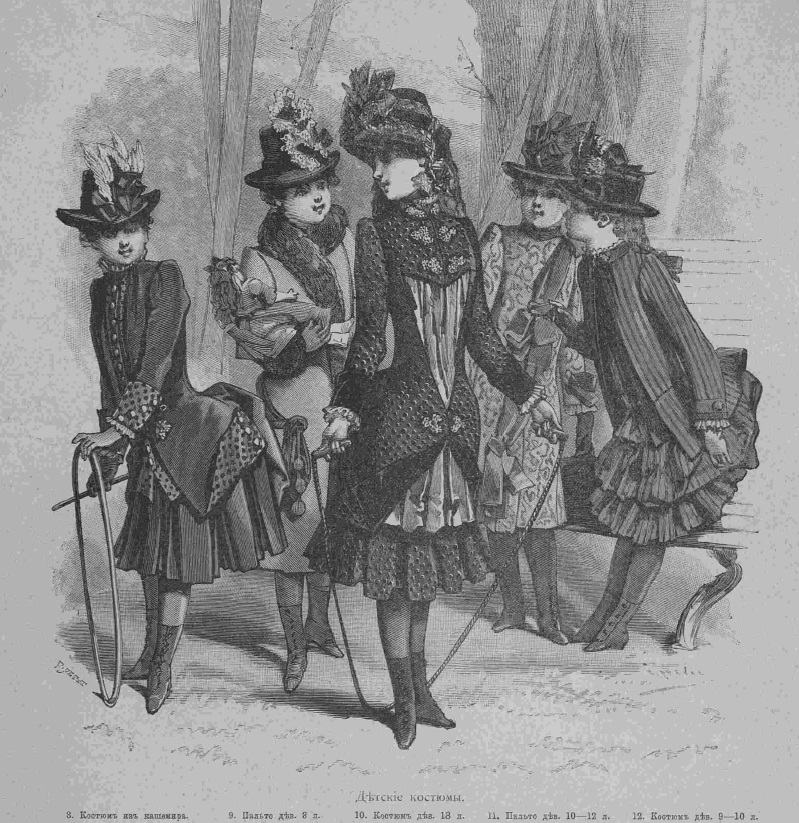 Последний крик моды. Наряды из Парижа. 1885 г. Часть 2-1