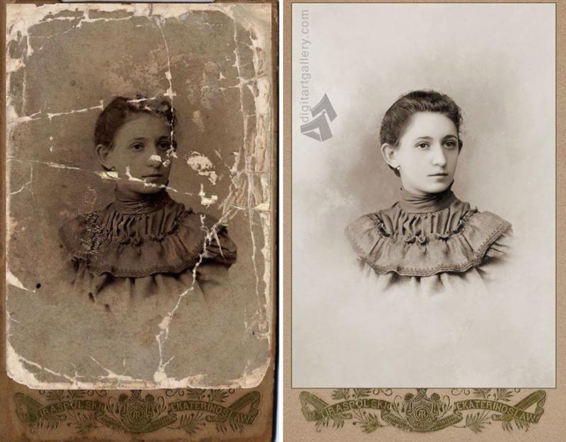 Она творит настоящие чудеса со старыми фотографиями Она творит настоящие чудеса со старыми фотографиями