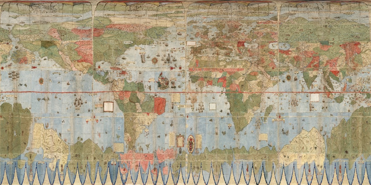 Таинственная 430 летняя карта, которую оцифровали коллекционеры