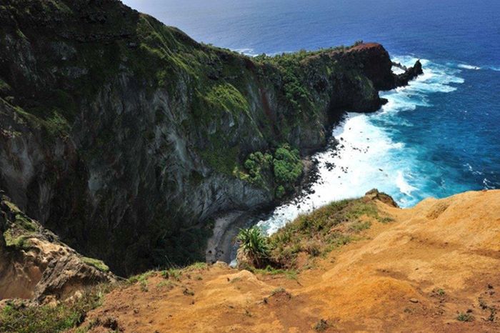 остров, океан, люди