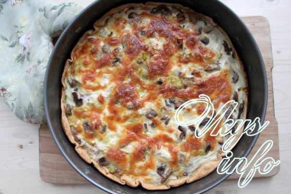 loranskii pirog s kuricei i gribami 11 loranskii pirog s kuricei i gribami 11