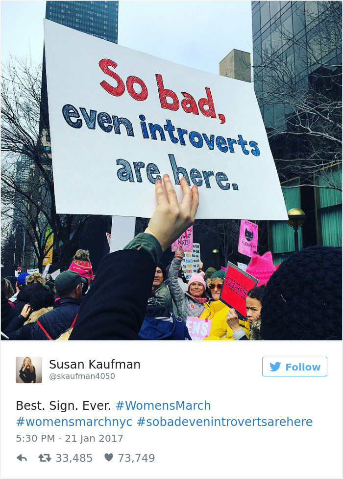 Women's March Signs