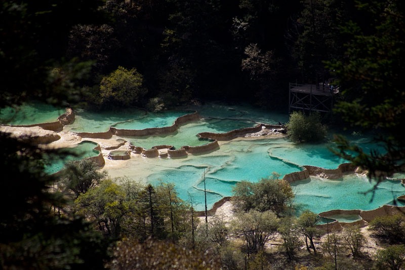 Природный заповедник Хуанлун (Huanglong), Китай