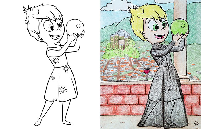 This Is What Happens When Adults Color Drawings For Children