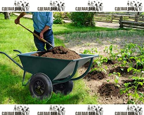 Садовая тачка своими руками из бочки Садовая тачка своими руками из бочки