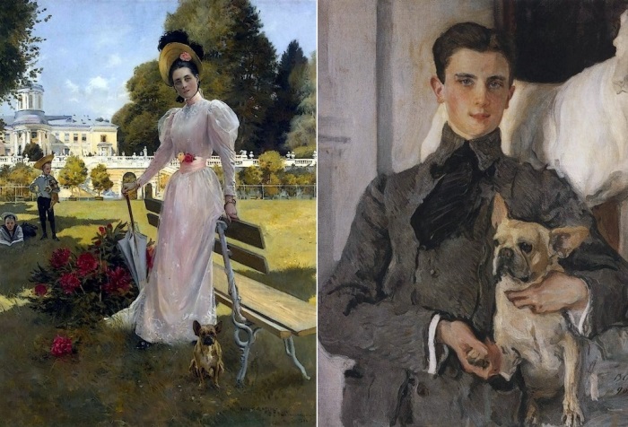 Слева – Ф. Фламенг. Портрет княгини З.Н. Юсуповой с двумя сыновьями в Архангельском, 1894. Справа – В. Серов. Портрет князя Феликса Юсупова, 1903 | Фото: liveinternet.ru Последняя из рода Юсуповых: родовое проклятие княгини «Сияние»