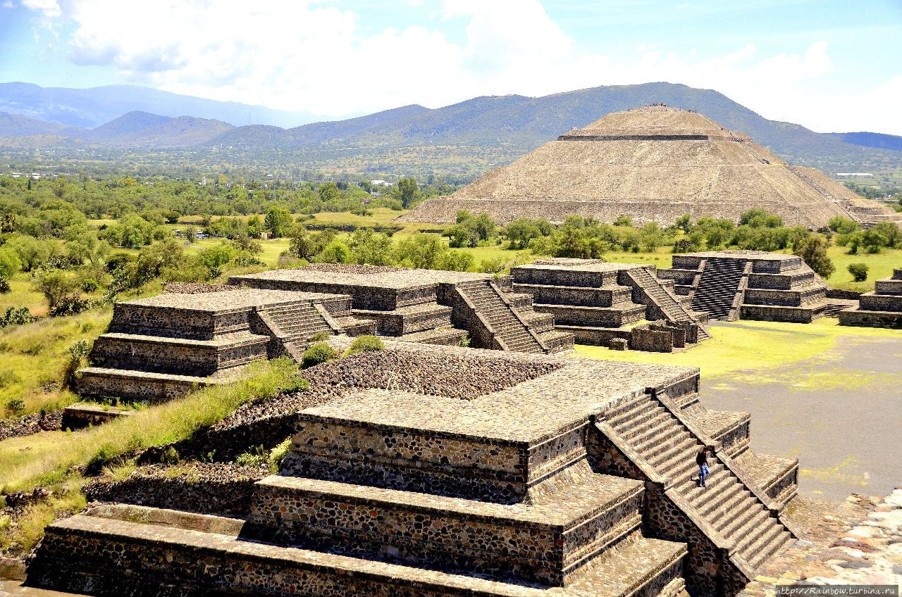 Мексика Теотиуакан город ацтеков