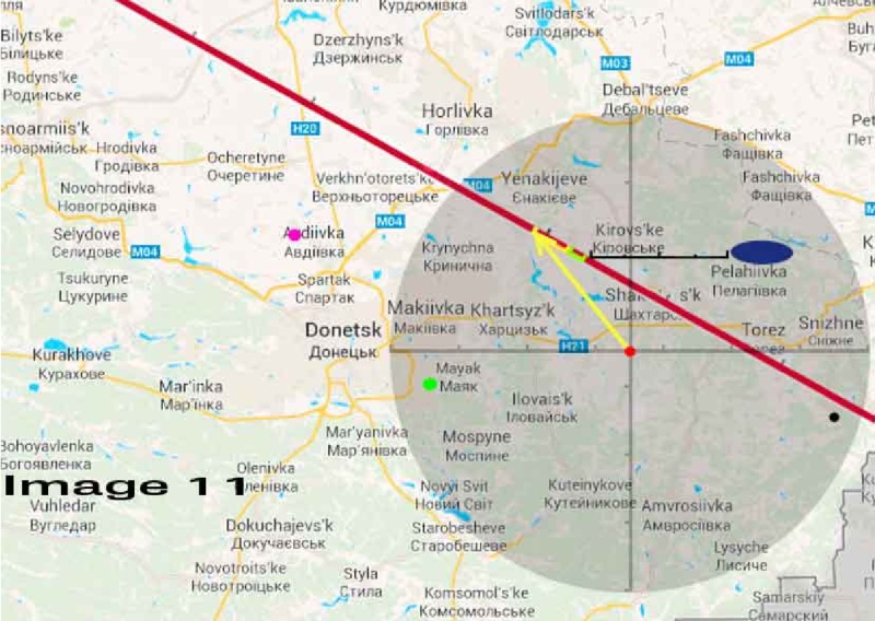 Позиция к югу от Шахтёрска