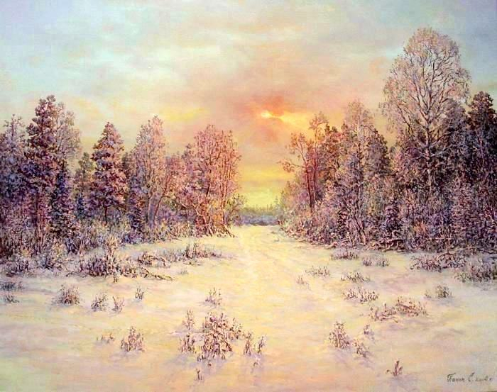 Зимний вечер. (700x553, 347Kb)