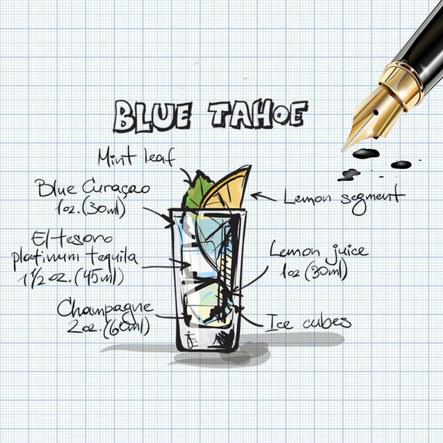 Коктейль "Tahoe Blue"
