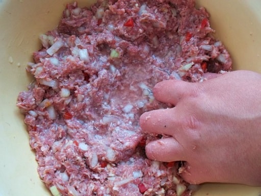 Рецепт кубдари с начинкой из мясного фарша (8)