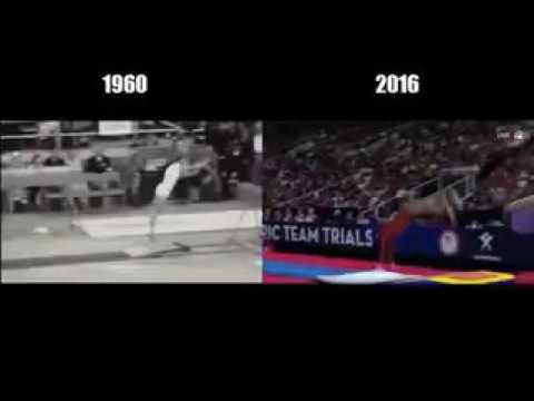 Гимнастика: 1960 vs 2016