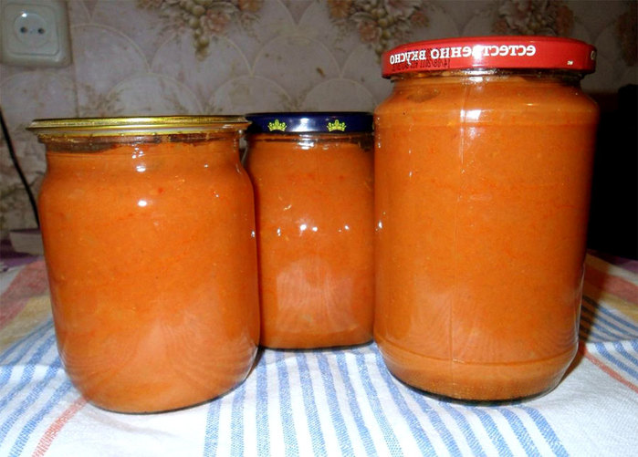 Рецепт заготовок из кабачка икры
