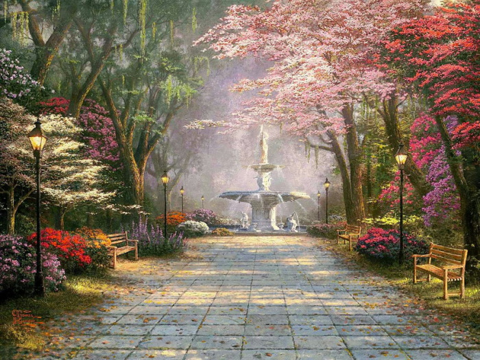   ,     ,  ,     . : Thomas Kinkade.